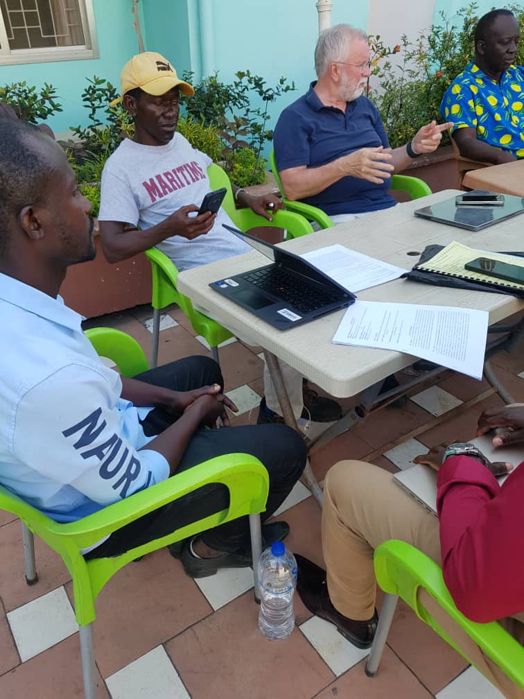 Klin Lunsar Team and Nobert Hoffman Meeting